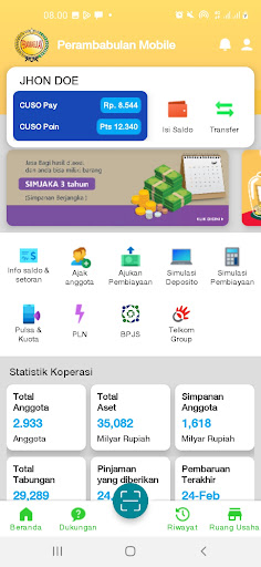 Perambabulan Mobile Screen 3