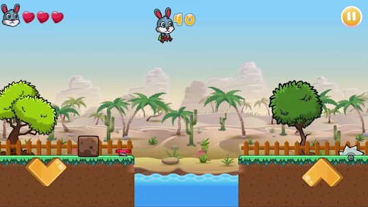 Bunny Jump Adventure Run Game