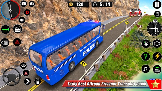 Police Bus Simulator Bus Games 3