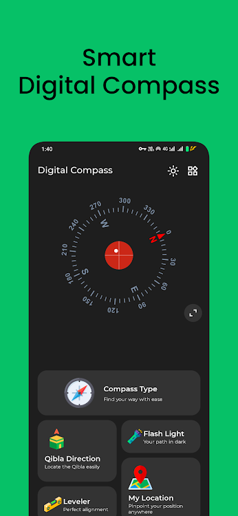 Digital Compass : Maps Compass - 1.0.4 - (Android)