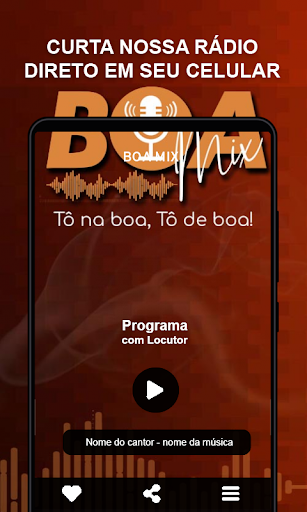 Android application Boa Mix screenshort
