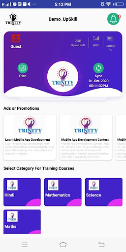 UpSkill Screen 2