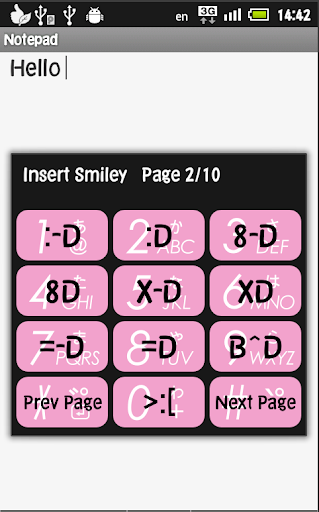 T9 Keyboard Screen 2