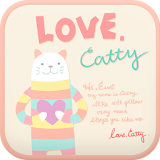 Love Catty go launcher theme icon