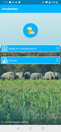 Android application Anukampa WL Odisha screenshort