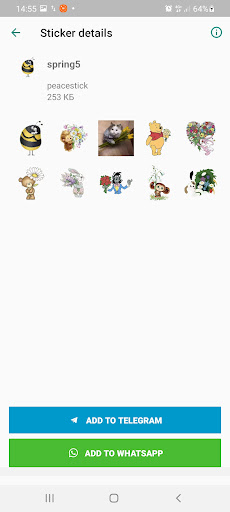 Spring Stickers WASticker