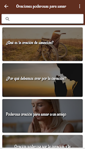 Captura de Pantalla 1 Oraciones poderosas para curar android