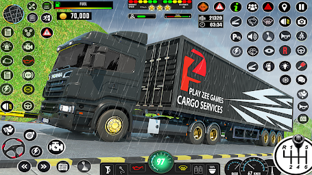 Crazy Car Transport Truck Game