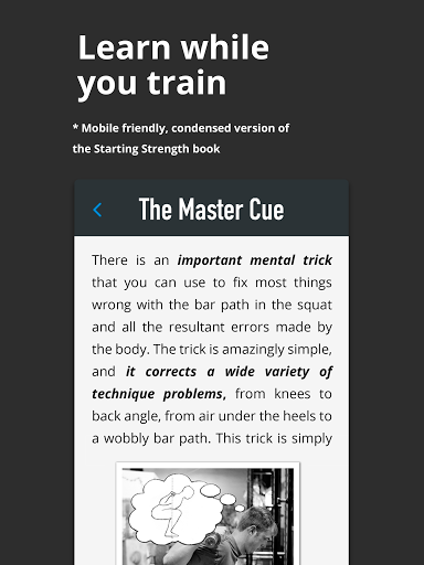 Screenshot of Starting Strength Official
