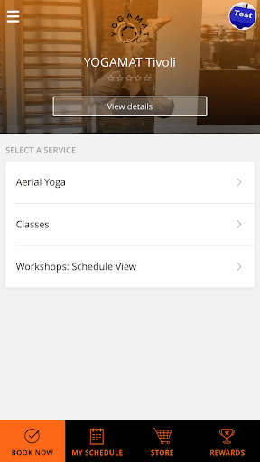Android application YOGAMAT Tivoli screenshort