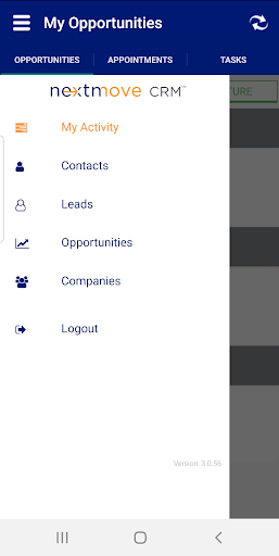 Nextmove CRM Screen 2