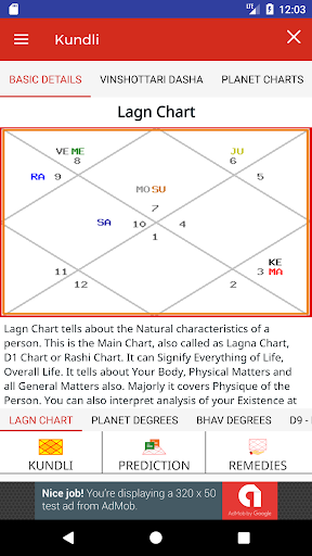 Kundli.Click : Astrology Chart Screen 3