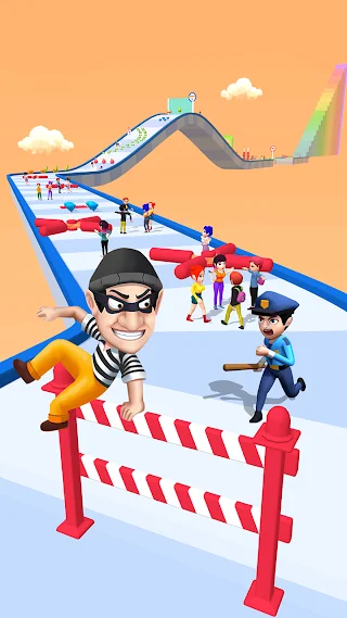 Thief Run 3D! - Screenshot 2