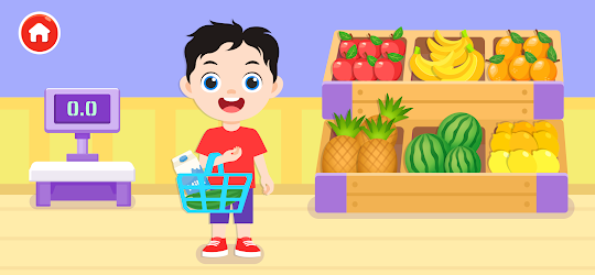 슈퍼마켓 - 어린이게임 2세-5세, 유치원 유아게임