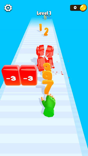Android application Number Fight 3D screenshort