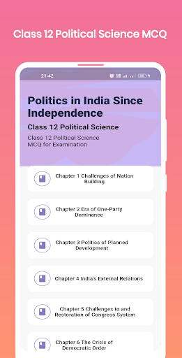 Class 12 Political Science MCQ