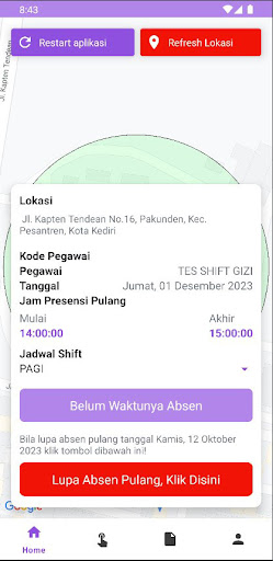 Absensi RSG Kediri Screen 3