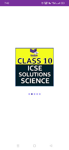 Android application ICSE class 10 Maths Science screenshort