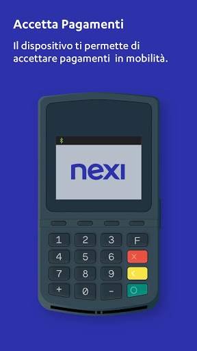 Android application Mobile POS di Nexi screenshort