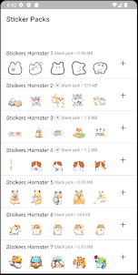 Stickers de Hamster