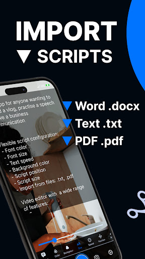 Teleprompter for Video Scripts Screen 3
