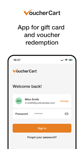 Android application VoucherCart Redeem App screenshort