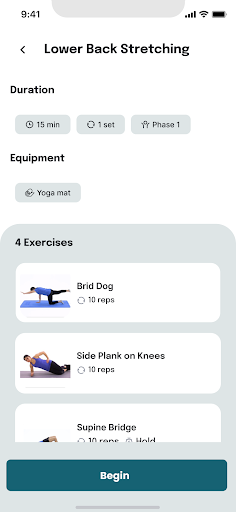 Android application Virdio Health screenshort