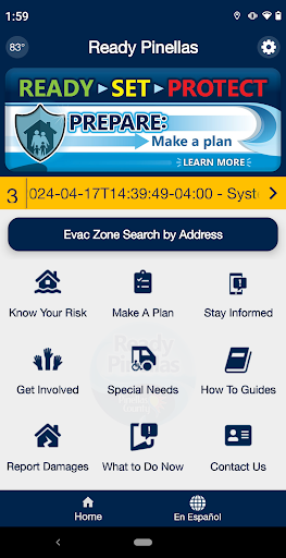 Android application Ready Pinellas (FL) screenshort