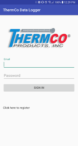 Android application Thermco Temperature Data Logge screenshort