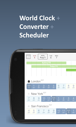 Android application Time Buddy - Clock & Converter screenshort