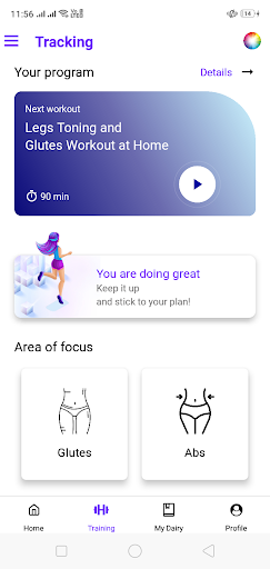 HealthyMe - Nutrition Plan Screen 2