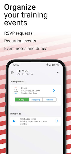TeamReturn Screen 2