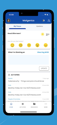 Android application PeopleOne screenshort