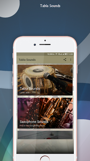 Android application Tabla Sounds screenshort