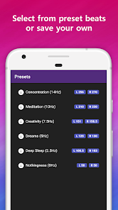 Captura 2 Sleep Beats: Binaural Beat Gen android