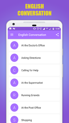 English Conversation Screen 2