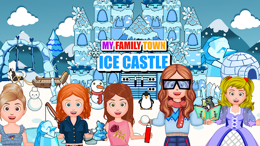 Android application My Family Town : Ice Castle screenshort
