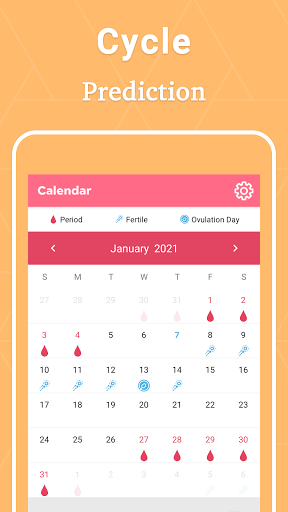 My Period : Period Tracker Screen 2