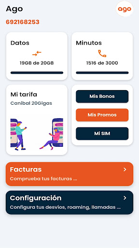 Android application AgoTelecom screenshort