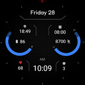 Captura de Pantalla 22 Falcon - Digital Watch Face android