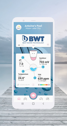 BWT Pearl Water Manager Screen 2