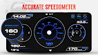 screenshot of GPS Speedometer OBD2 Dashboard