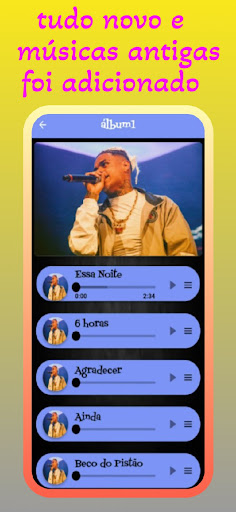 Android application MC Cabelinho Music 2023 screenshort