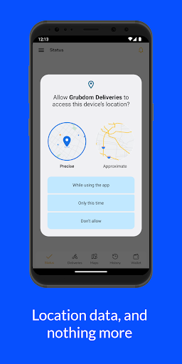 Grubdom Deliveries Screen 2