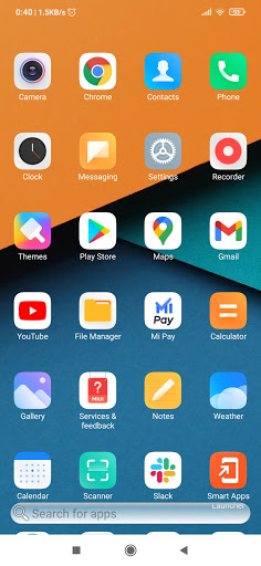 Android application Smart Apps Launcher screenshort