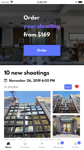Android application Shoootin screenshort
