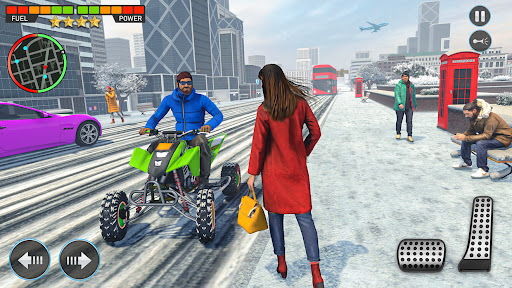 Android application ATV Bike Games Taxi Simulator screenshort