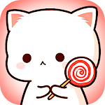 Cover Image of ダウンロード Mochi Peach Cat Stickers  APK