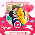 Heart Photo Effect Video Maker with Music App