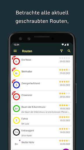 Android application Kletterzentrum Waldkraiburg screenshort